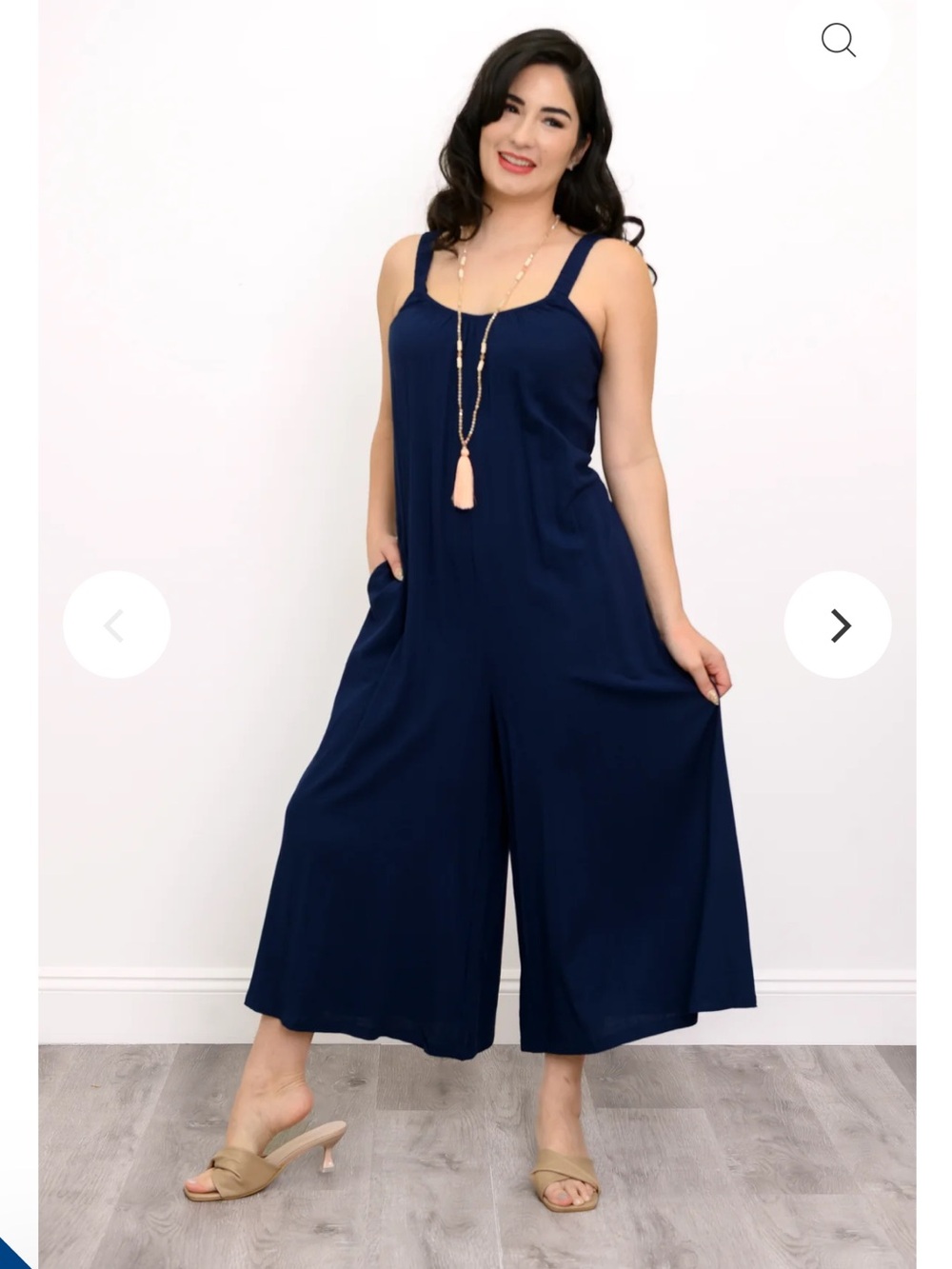 Blue Sky Blue and White Striped Linen/Bamboo Joanna Jumpsuit